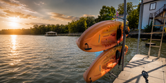 Kayak Lift Kit for 2 Kayaks With Tide Adapter