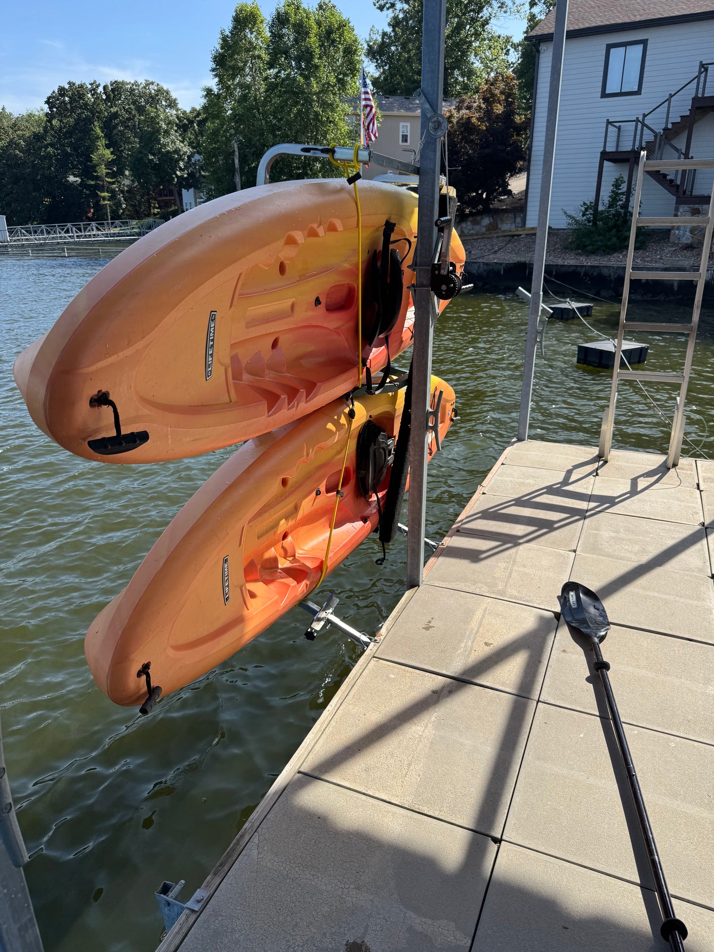 Kayak Lift Kit for 2 Kayaks